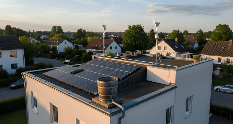 How to DIY a Home Renewable Energy Setup with Solar, Wind, and Rainwater